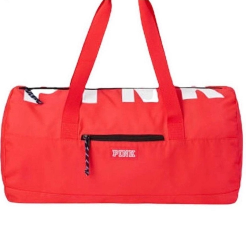 VS pink duffel bag